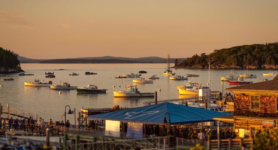 Bar Harbor in Maine in New England Bar Harbor in Maine in New England